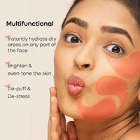 mCaffeine Cooling Under Eye Serum Patch for Brightness | Reduces Pigmentation with 4% Niacinamide & Kombucha Tea | Under Eye Patch Mask | Instantly Hydrates, Cools & De-Puffs - 15 Pairs