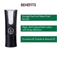 Jovees Herbal Kajal Intense Deep Black | Waterproof & Smudge proof With Matte Finish | Stay 24 Hours Long Lasting | Enriched With Amla, Bahera & Neem Oil Ext, Almond Oil, Camphor- 3gm