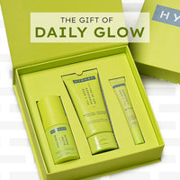 HYPHEN Daily Glow Essentials Gift Kit for Women with Complete Skin Care Routine | Anniversary, Birthday Gift Set with Face Serum, Moisturizing Sunscreen Spf & Lip Balm for Daily Glow