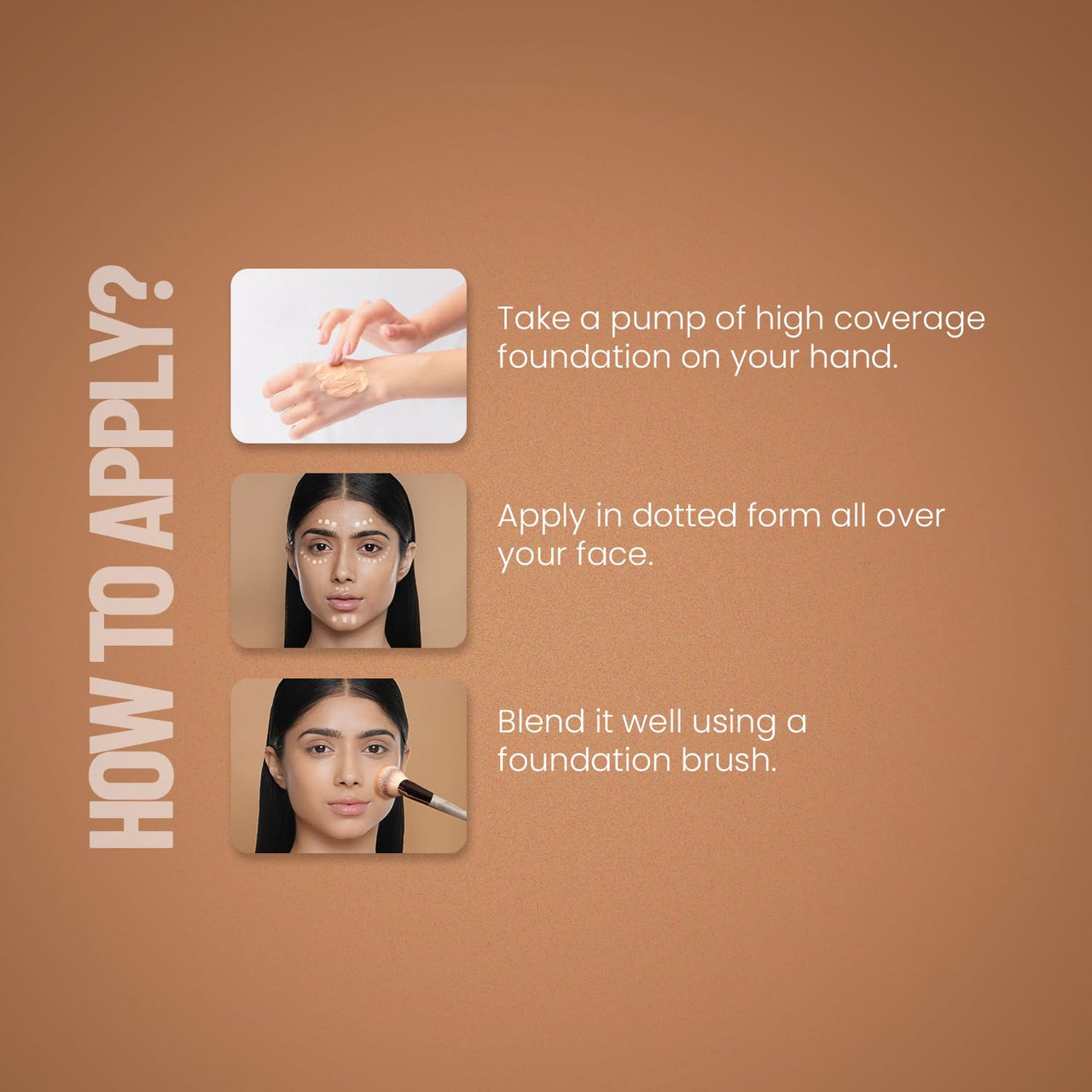 Swiss Beauty High Performance Foundation | Water-Resistant | Medium to Buildable Coverage | Lightweight | Easy to Blend | With Vitamin C & Niacinamide | Natural Nude, 55g