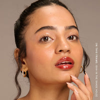 Gush Beauty Tinted Lip Oil – Hydrating Lip Tint with Skincare Benefits | Infused with Vitamin E & Jojoba Oil | Glossy, Non-Sticky | 5ml | Hold