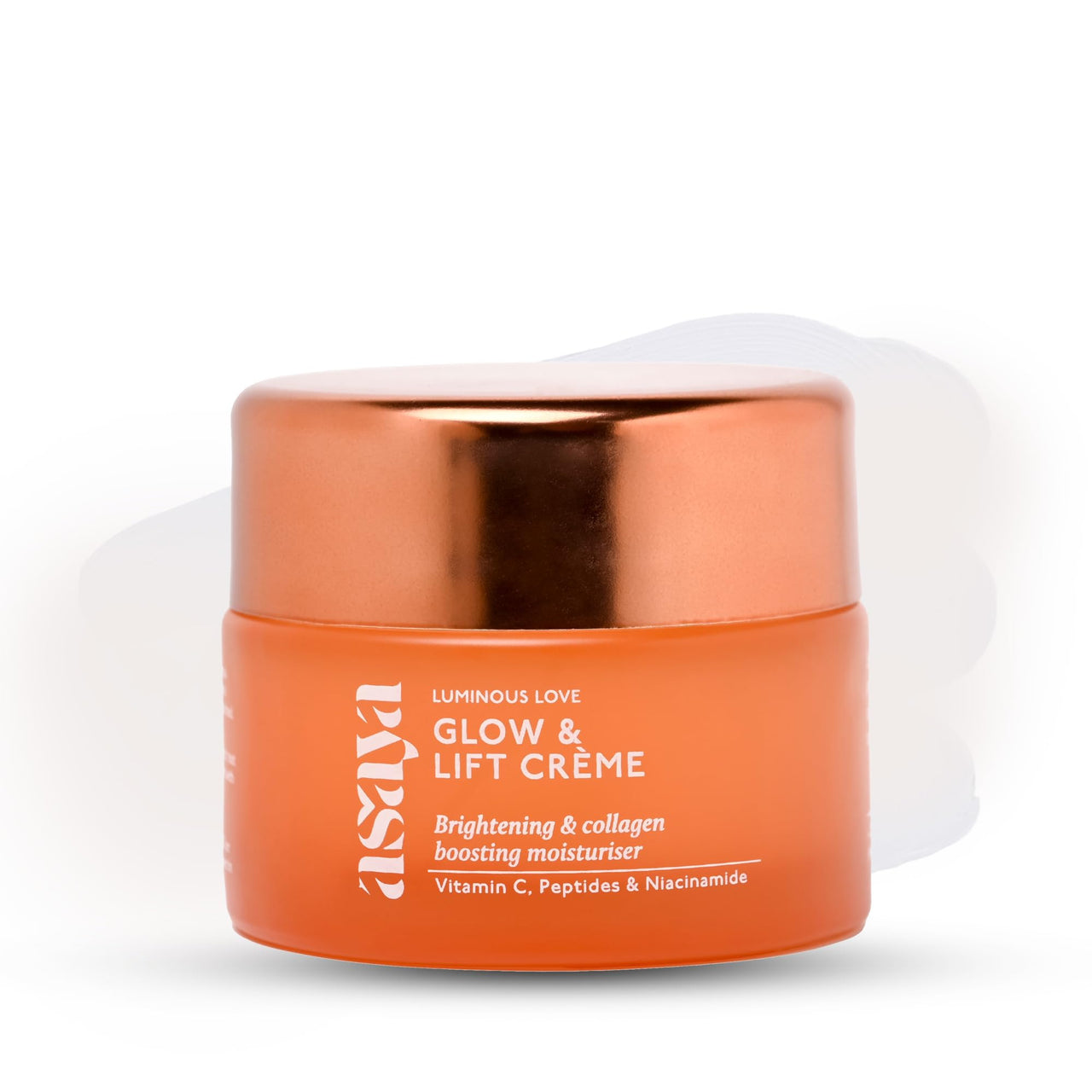 Asaya Vitamin C Moisturizer | Hydrating & Brightening Face Cream | With Niacinamide, Peptides & Hyaluronic Acid | Boosts Collagen, Firms Skin & Reduces Fine Lines | Evens Skin Tone & Fades Dark Spots | Lightweight, Non-Greasy & Fast Absorbing | For Barrie