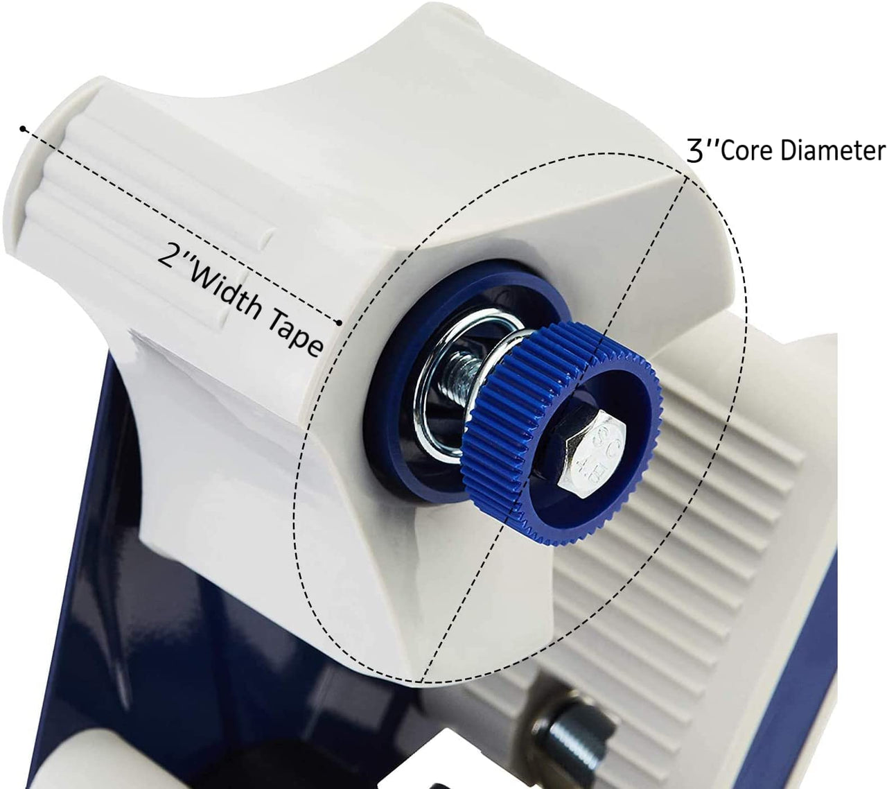 Basics Packaging Tape Dispenser Gun for 1.88-Inch Wide Packing Tape/3-Inch Inner Paper Core
