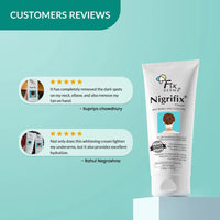 Fixderma Nigrifix Cream for Acanthosis Nigricans with Lactic Acid | Dermatologist Tested Retinol Cream | For Dark Body Parts like Neck, Ankles, Knuckles, Armpits, Thighs & Elbows | Exfoliant - 50g