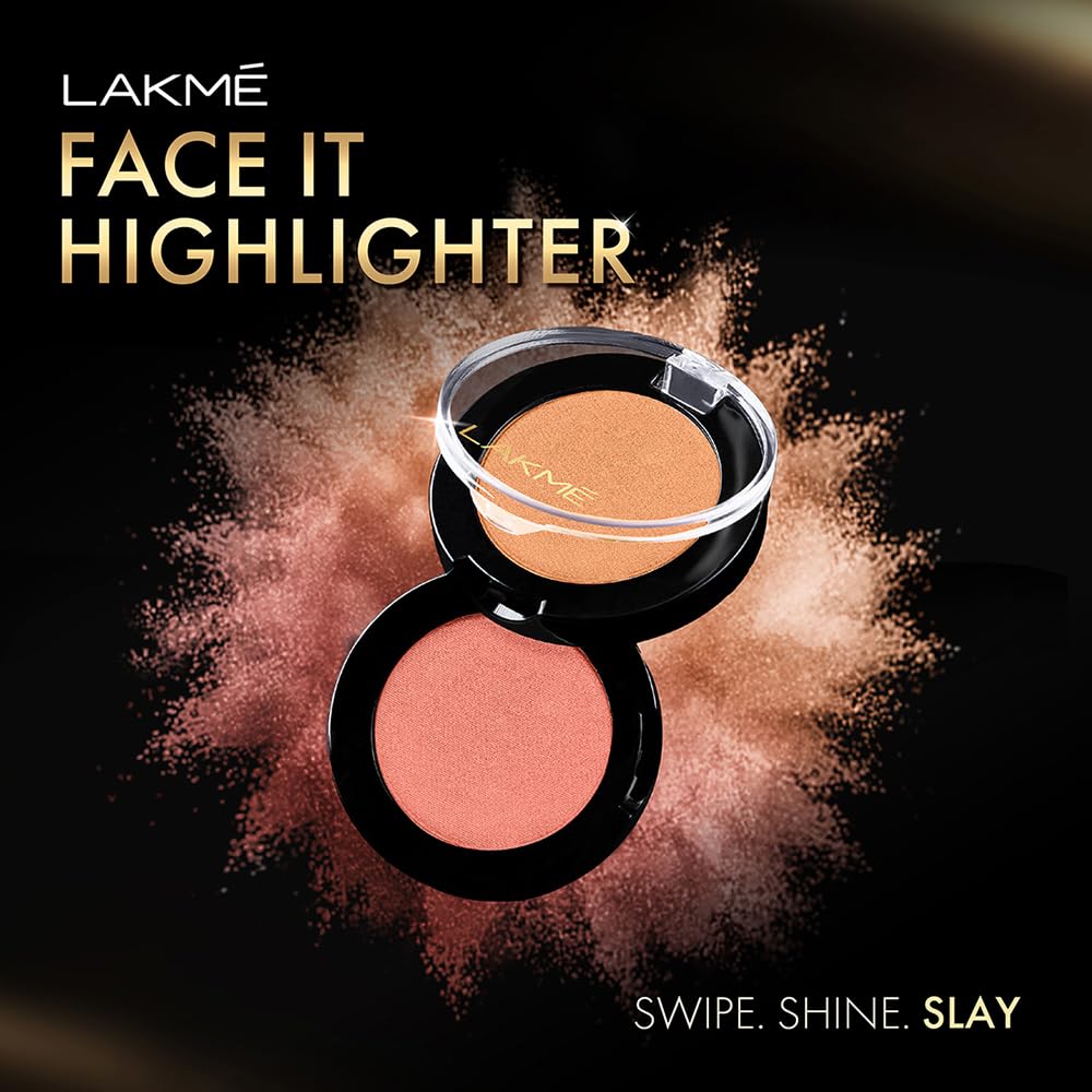 Lakmé FaceIt Highlighter Bronze H1 4gm
