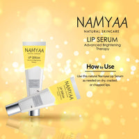 Namyaa Natural Lip Serum/Balm/Lightener/Moisturizer For Lip Lightening/Brightening/Toning & Namyaa Natural Science Body Toning/Sculpting Wonder Oil For Scars/Stretch Mark/Ageing/Uneven Skin To