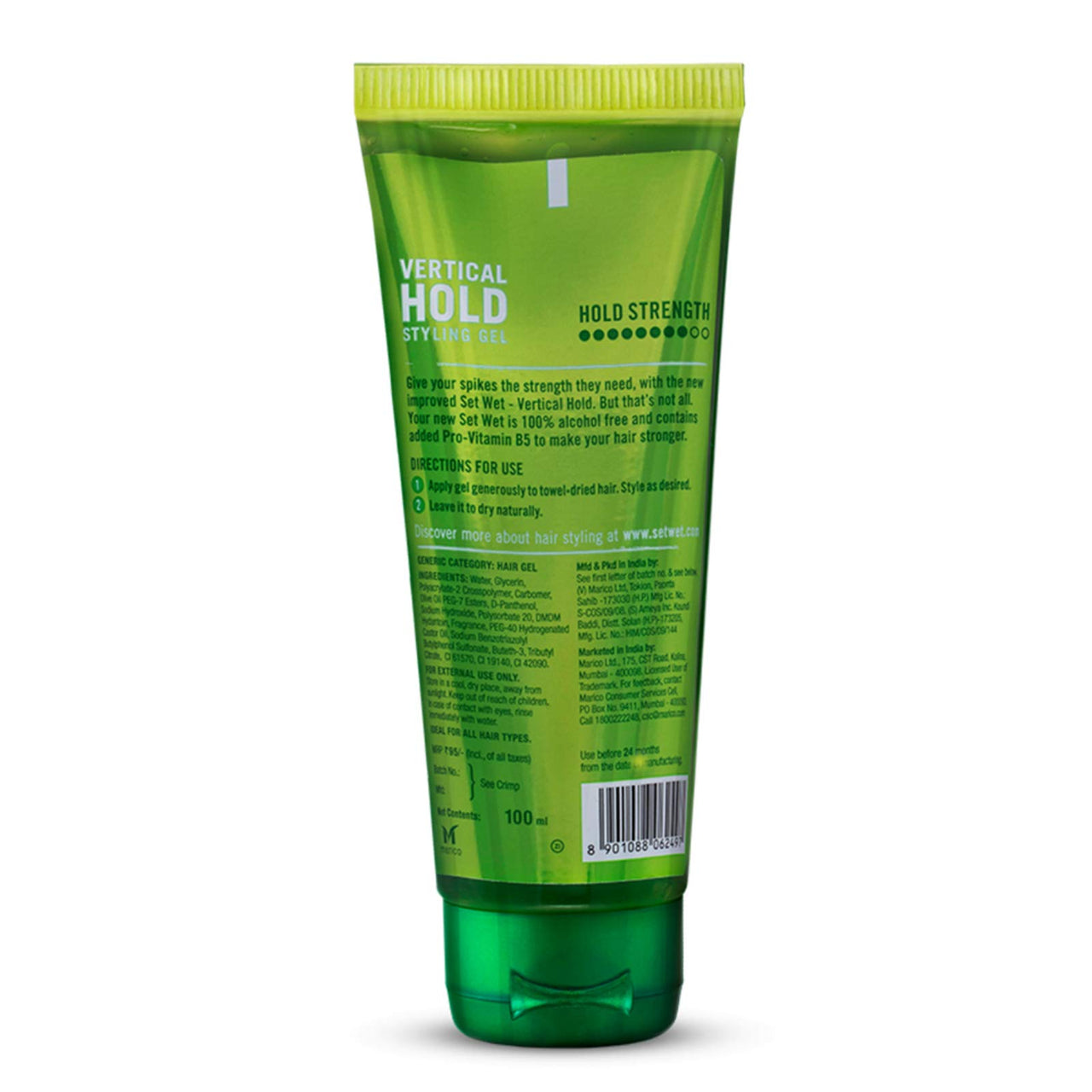 Set Wet Hair Gel Cool Hold (50ml Tube) & Hair Gel Vertical Hold (100ml Tube) Combo