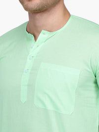 Rajubhai Hargovindas Men's  White Fine Cotton Short Kurta | Pack of 4 |