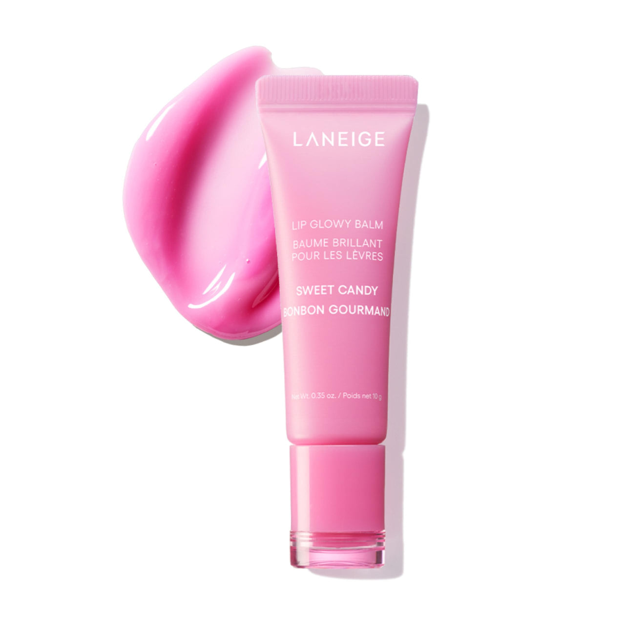 Laneige Lip Glowy Balm | Moisturizing Lip Treatment with Vitamin C + Shea Butter for Soft, Smooth and Glowing Lips | Korean Lip Balm For Dry Chapped Lips |Intense Hydration| Sweet Candy |10Gm