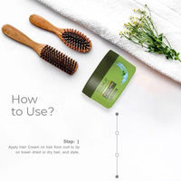 Trichup Healthy, Long & Strong Herbal Hair Cream - Enriched with Aloe vera, Neem, Henna, Soya protein and Almond oil - For Healthy, Lustrous and Shiny Hair (200ml)