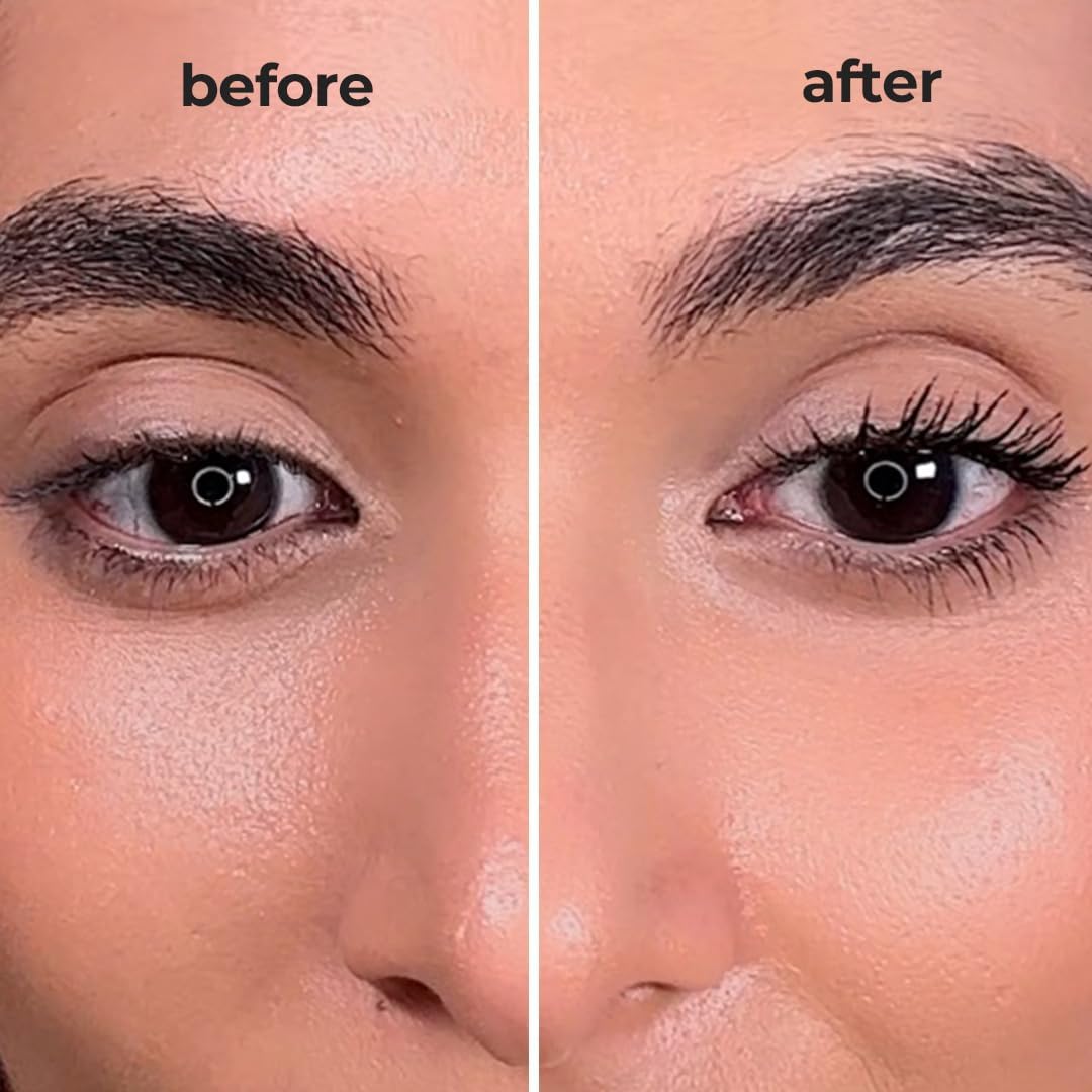 Ruby's Organics Mascara Black - Natural, Non-toxic, Long-lasting, Waterproof, Full-lift, Eye Makeup, Safe and Non-irritating Formula for Sensitive Eyes, Cruelty-Free, Paraben Free - Black, 6.5ml