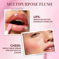 mCaffeine Shades pH Lush Lip & Cheek Color Changing Tint |Hydrates, Plumps, Non-sticky | Infused with Squalane & Rich Oil Blend | Juicy, Glazed Lips with Unique Pink Tint | Lipstick for Women | 5 ml - Tint Shift (pH Tint Shift)