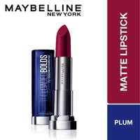 Maybelline New York Color Sensational Loaded Bold Lipstick, Midnight Date, 3.9g and Maybelline New York Color Sensational Creamy Matte Lipstick, 691 Rich Ruby, 3.9g