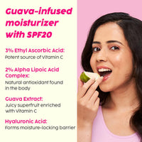 PLIX - The Plant Fix Guava Powered Regime for Glowy Skin | Hydrating Cleanser | 10% Vitamin C Dewy Serum | Smoothie Moisturizer | Promotes Hydration & Brightening | Glowing in 1 Use