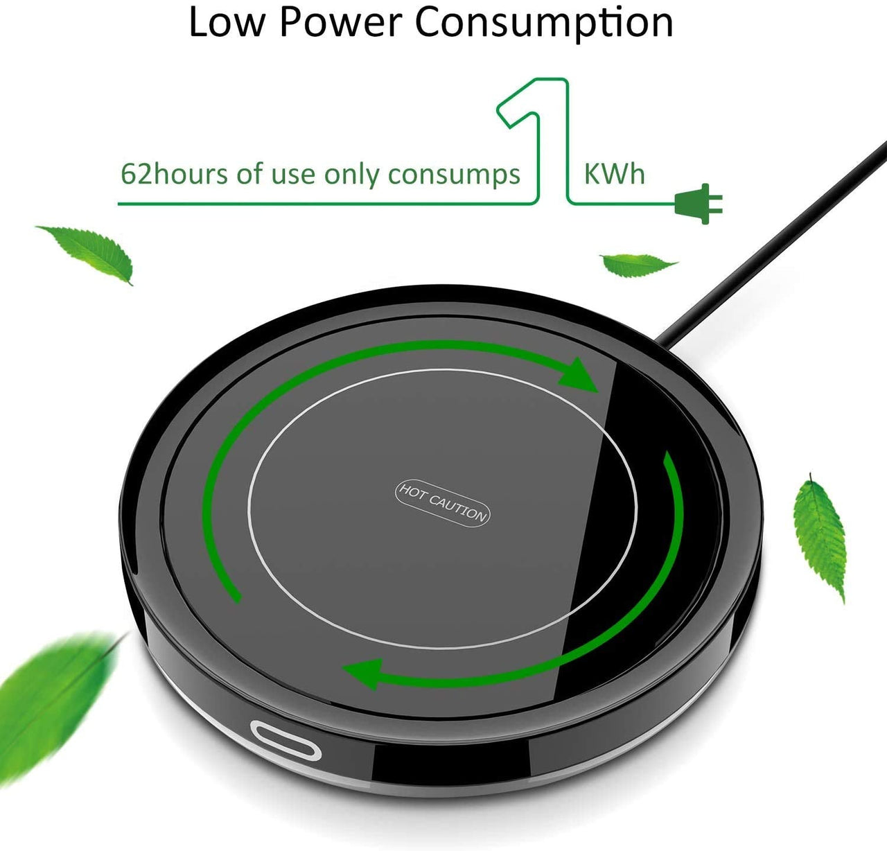 Smart Coffee Warmer, BESTINNKITS Auto On/Off Gravity-Induction Mug Warmer for Office Desk Use, Candle Wax Cup Warmer Heating Plate (Up to 131F/55C) (Black) Black