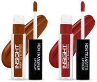 INSIGHT Non Transfer Matte Lip Color, 4Ml (01 Joyfull) & Matte Lip Color, 4Ml (22 Autumn)