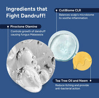 Arata Anti-Dandruff Shampoo for Women and Men I With Piroctone Olamine |Up To 100% Dandruff Reduction I Soothes Dry Flaky Scalp and Itching I Ideal For Dandruff Cure | 200 ML