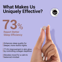 Sereko Calming Candy Tabs Supplements, Improve Quality Sleep, Reduce Stress Levels, Mood Swings & Enhance Overall Skin Health for Women & Men | Non - Addictive 10 Tablets