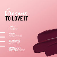 Seven Seas Pure Liquid Lipstick, Matte Finish, Purple (Rose, 7ml)