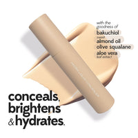 Ruby's Organics Liquid-Cream Concealer for Under-eye Dark Circles & Pigmentation, Full Coverage, Under Eye Cream with Bakuchiol, Easily Blendable, Highly Pigmented, Natural, All Indian Skin Types - HC3, 6.5ml