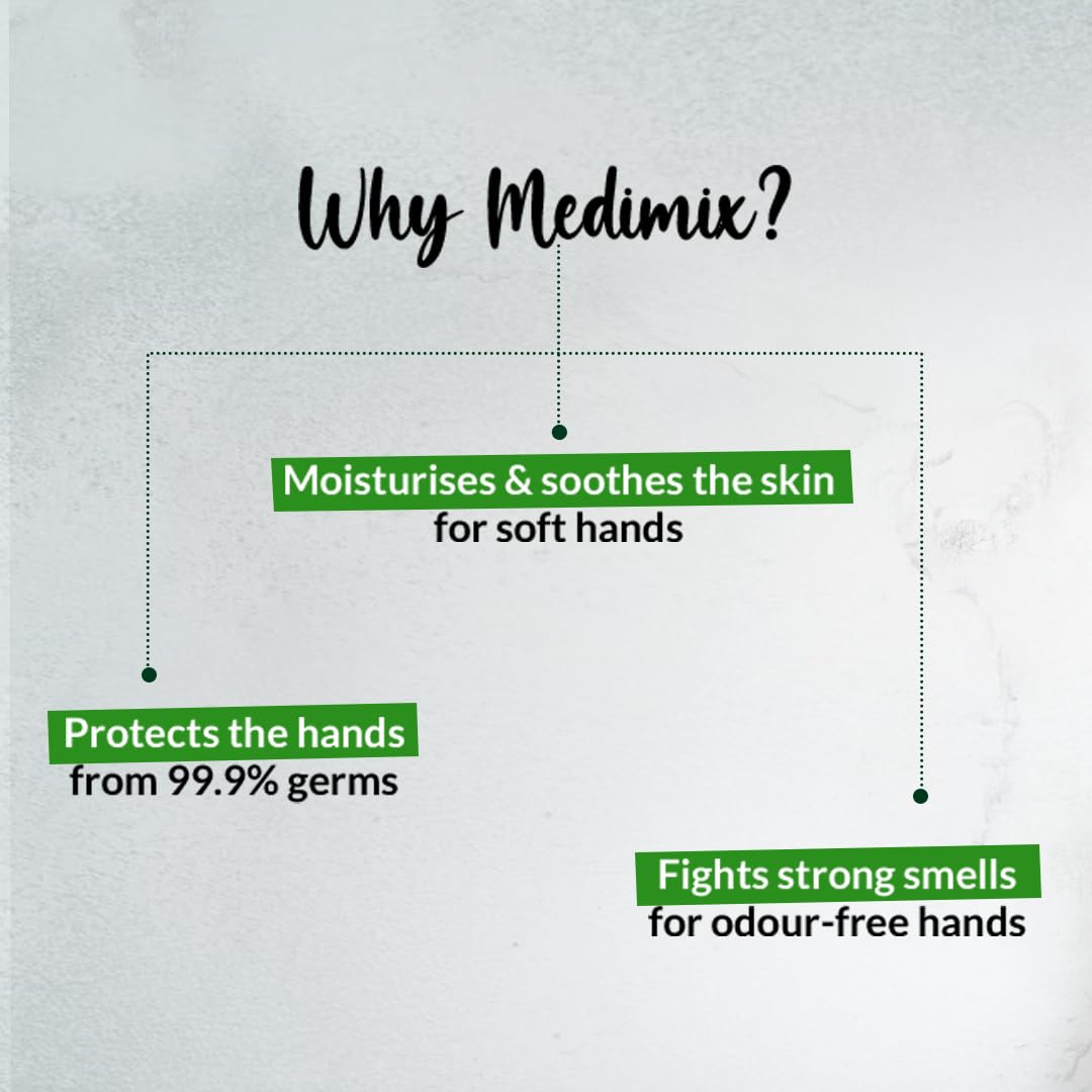 Medimix Ayurvedic Nature Fresh Hand Wash Refill With Lemon, Tulsi & Aloe Vera For Soft & Odour-Free Hands 675ml | 99.9% Germ Protection | Shop Herbal | Natural | Soap-free | 100% Vegan