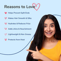 Moody Hyaluronic & Keratin Hair Serum Infused With Vitamin E & Algae Oil | Anti-Frizz Hair Serum | Keratin Serum Hair Growth | Hair Vitalizer | All-in-One Serum Protect Against Pollution & Humidity