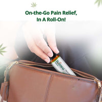 Hampa Hemp Migraine Pain Relief Roll-On | Ayurvedic Oil for Tension, Headache & Migraine with Vijaya, Peppermint & Eucalyptus Oils | Fast-Acting, Natural, Cooling, Non-Sticky | 10ml Travel-Friendly