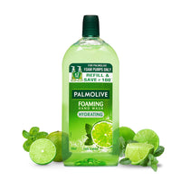 Palmolive Hydrating Foaming Lime & Mint Liquid Hand Wash, 500ml Refill Bottle, Removes Germs, Refreshing Fragrance
