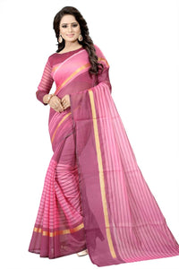 Amazon Brand - Anarva Soft Heavy & Cotton Silk Sarees for women, Beautiful saree free size with unstitched Blouse Piece