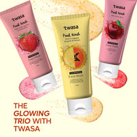 Twasa Pineapple Enzyme & Papaya Fruit Face Wash For Gently Exfoliates, Reduce Dark Spots & Glowing Skin | Cleanser For Brightening & Evens Skin Tone | For Men & Women - 100ml