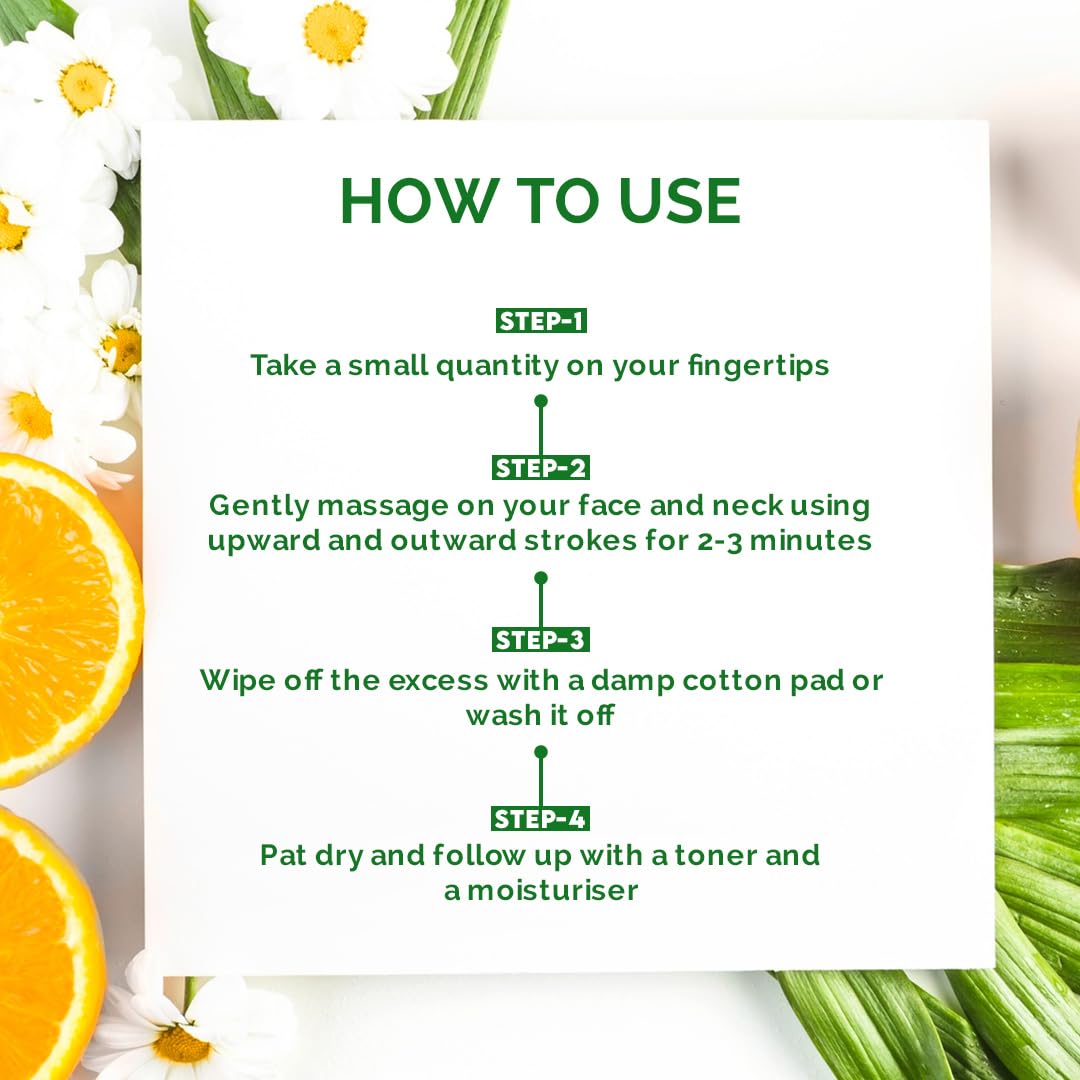 Jovees Herbal Citrus Cleansing Milk For soft, Clean & Healthy skin with Lemon Peel, Almond & Coconut Oil | Gentler Cleanser For Make-up and Dirt Keeps your skin toned | For Normal to Dry Skin- 200ml