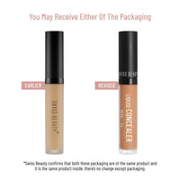 Swiss Beauty Liquid Light Weight Concealer With Full Coverage |Easily Blendable Concealer For Face Makeup With Matte Finish | Shade- Medium - Moyen, 6g