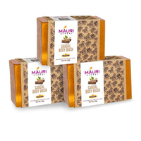 Khadi Mauri Herbal Sandal Handmade Soaps - Pack of 3 Combo