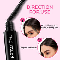 RENEE Frizz Free Hair Finishing Stick - Anti Frizz Hair Wax Stick Wand For Flyaway Hairs, Non-Sticky & Greasy Hair Fix Gel, Anti Flyaways & Baby Hair, Use As Hair Setting Spray, Biotin & Rosemary 15ml