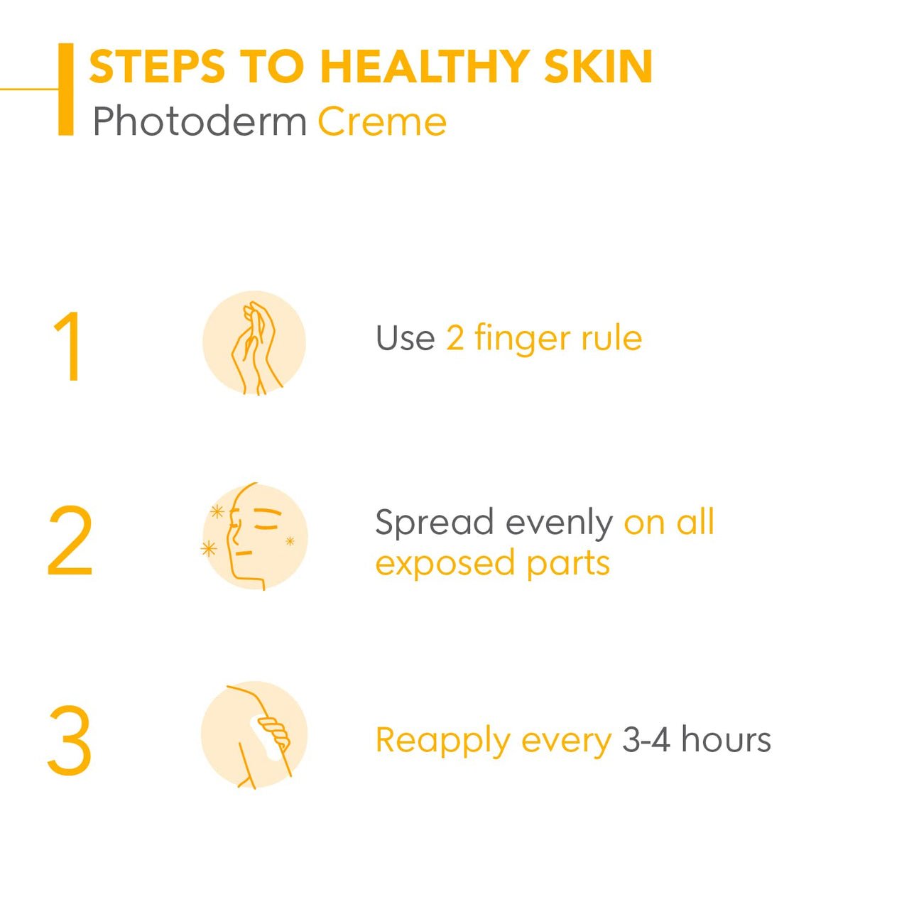 Bioderma Photoderm Creme SPF 50+ Sunscreen Cream Normal To Dry Sensitive Skin, 40ml