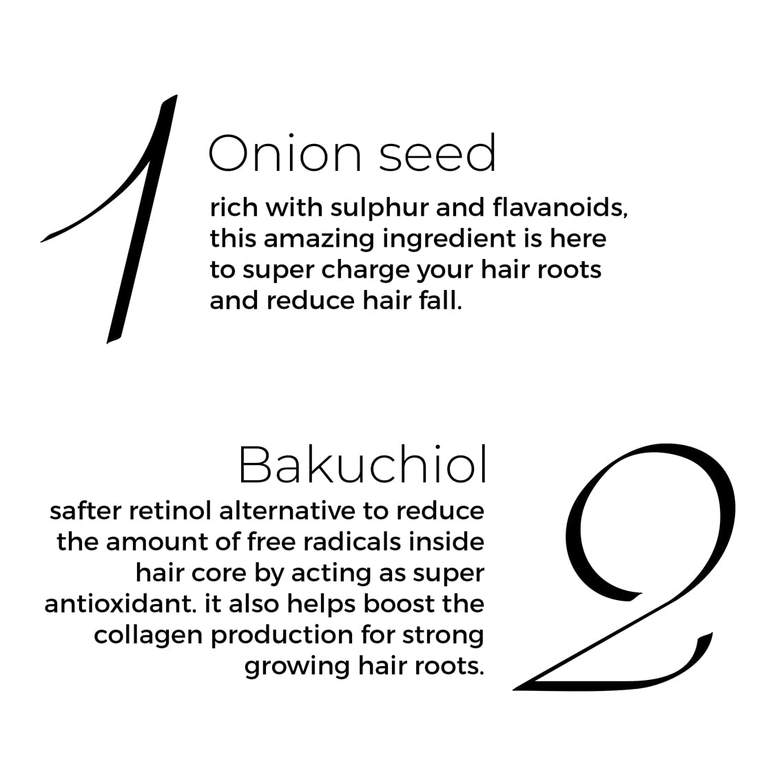 Brillare Onion Hair Oil Shots with Bakuchiol & Coconut Hair Oil for Hair Fall Control, Reduces hair fall, 100% Natural Hair Oil, (6ml *8 Vials)