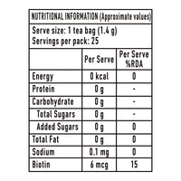 Tetley Green Tea Beauty Care, With Added Biotin, Supports Hair and Skin, 0 Calories, Natural Ginger, Mint and Lemon Flavors, 25 Sachets (1.7 g each)