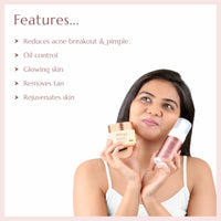 Provalo Cleanse and Glow Essentials Women Face wash - Combo - 200ML | (1% Salicylic Acid) Combo For Normal to oily skin | Women Skin care Face Mask