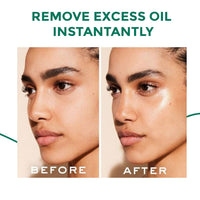 Moody Instamatte Mattifying Oil-Absorbing Volcanic Roller, Reusable Facial Skincare Tool Oil Control Roller for Oily Skin Care, Mattifying Face Roller