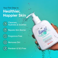 Glenmark Episoft Cleansing Lotion for Sensitive & Dry Skin I Cleanser for face | Gentle Cleanser removes Excess oil I Moisturises and Makes Skin Soft and Glowing I Makeup cleanser I Free of SLS | 125ml