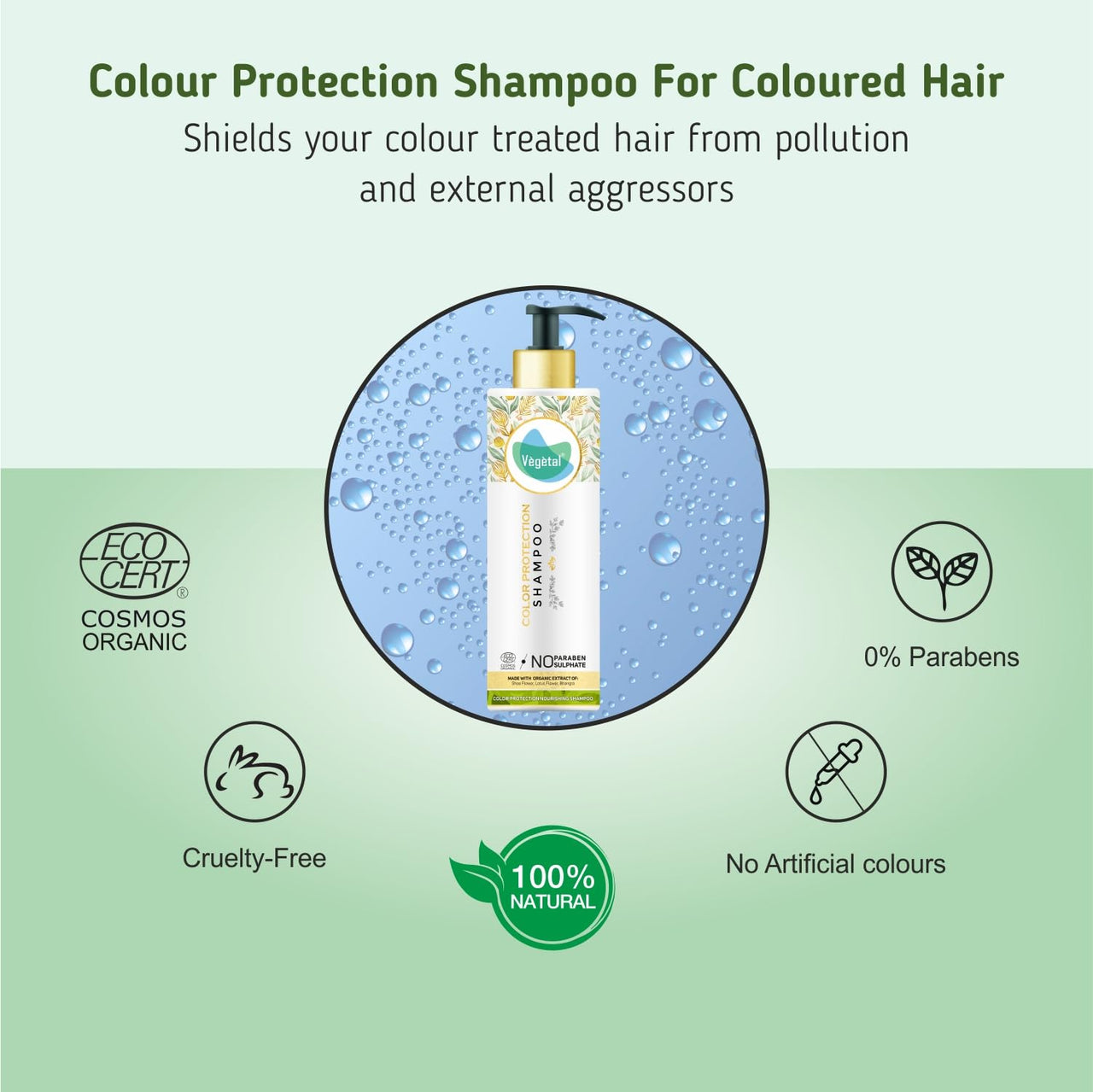 Vegetal Color Protection Shampoo 200ml.
