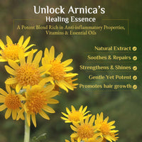 Richfeel Arnica Anti Dandruff Shampoo - Clears Dandruff Flakes, Relieves Excessive Oil, and Soothes Itching | 100 ml