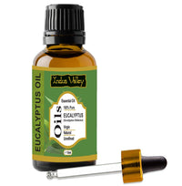 Indus Valley 100% Pure Natural & Organic, Undiluted Eucalyptus Essential Oil with Glass Dropper for Skin, Hair Care -15ml