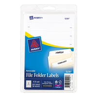 Avery File Folder Labels on 4