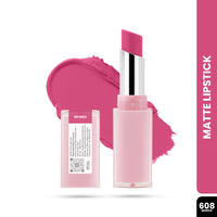 Seven Seas Creamy Matte Long Stay Lipstick | Smooth Glide | Waterproof & smudge proof lipstick | High Rich colors Matte Finish Lipstick (MONZA, 3.5g)