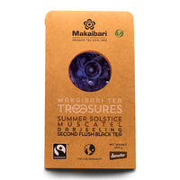 Makaibari Tea Treasures Summer Solstice Muscatel | Organic Darjeeling Second Flush Whole Leaf Black Tea | USDA Certified Premium Black Tea | 100 Grams|Loose Leaves