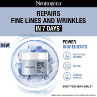 Neutrogena Visible Repair Regime Combo - Cream (50g), Serum (30 ml) & Eye Cream (15g)