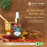 Passion Indulge Offers Buy Kumkumadi Facial Oil and Get Passion Eye Serum Free Worth Rs 480 Combo Pack For Glowing, Shine & Bright Skin