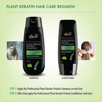 Iba Professional Plant Keratin Protein Shampoo for Hair Smoothening, Hydrates, Moisturizes, Damage Repair, Dry & Frizzy Hair | Free of Sulfate & Paraben | Shampoo for Women | 230 ml