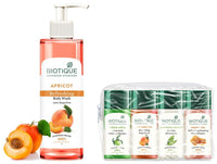 Biotique Travel Kit&Biotique Apricot Refreshing Body Wash, 200ml